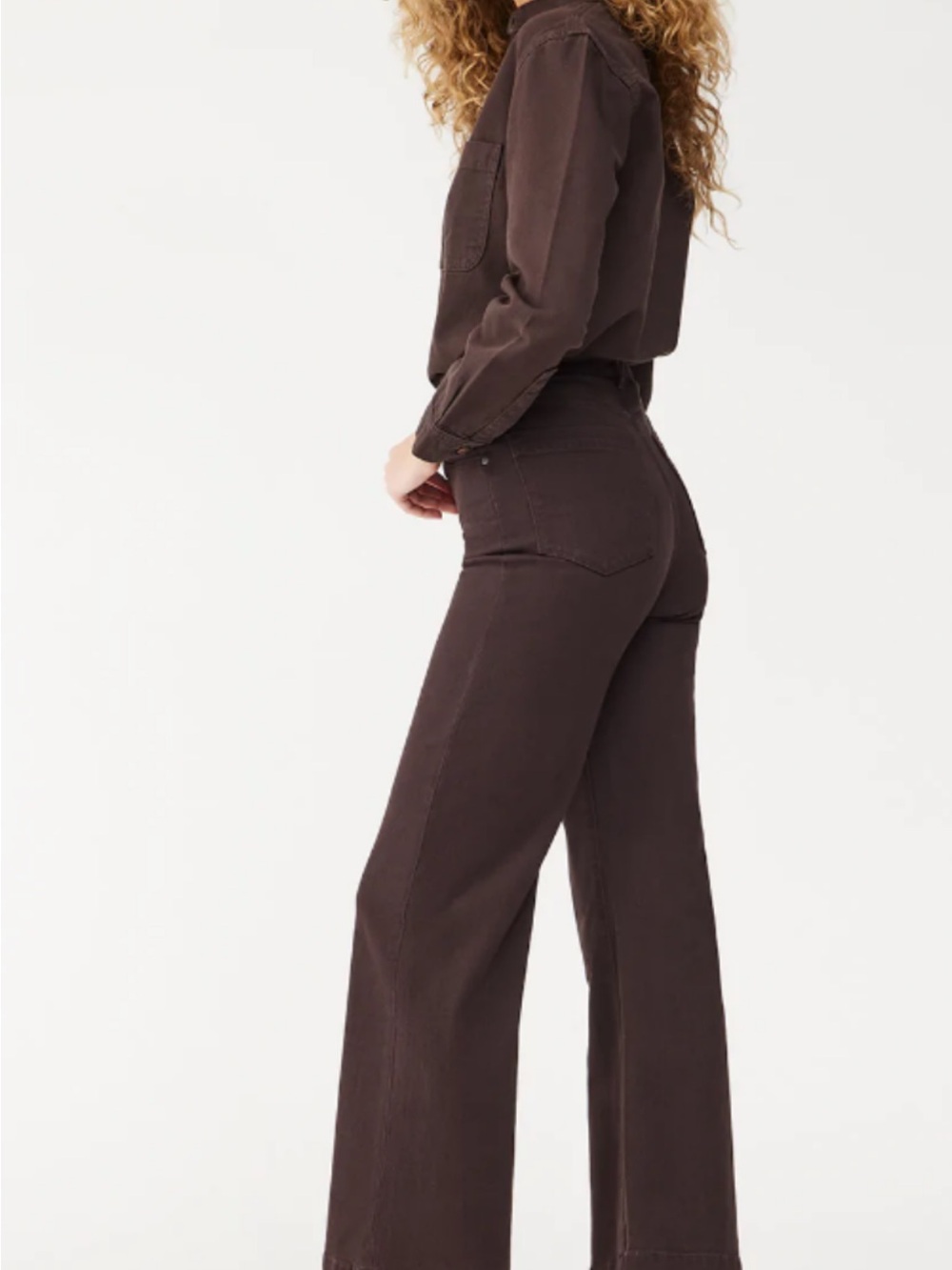 DL1961 Hepburn Jeans in Dark Cocoa